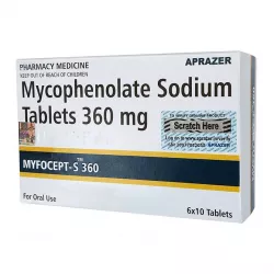 Майфортик, Феломика аналог (Myfocept-S 360) 360мг таб. №60 фото